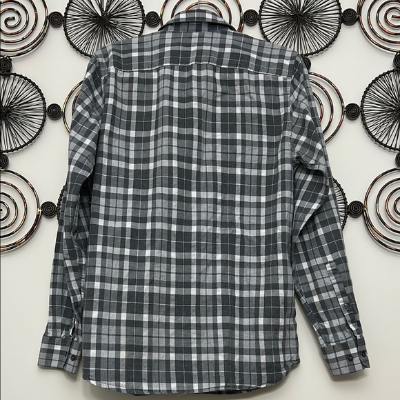 Selected Homme Grey Plaid Button Down Shirt - Picture 2 of 8